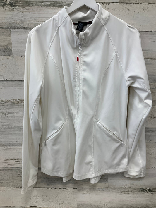 Athletic Jacket By Spyder In White, Size: Xl