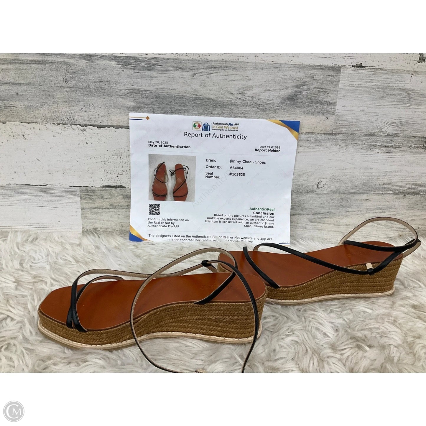 Sandals Luxury Designer By Jimmy Choo In Black, Size: 8.5