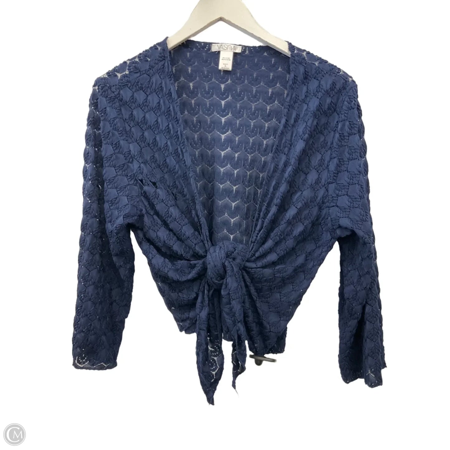 Cardigan By Clothes Mentor In Navy, Size: Xl
