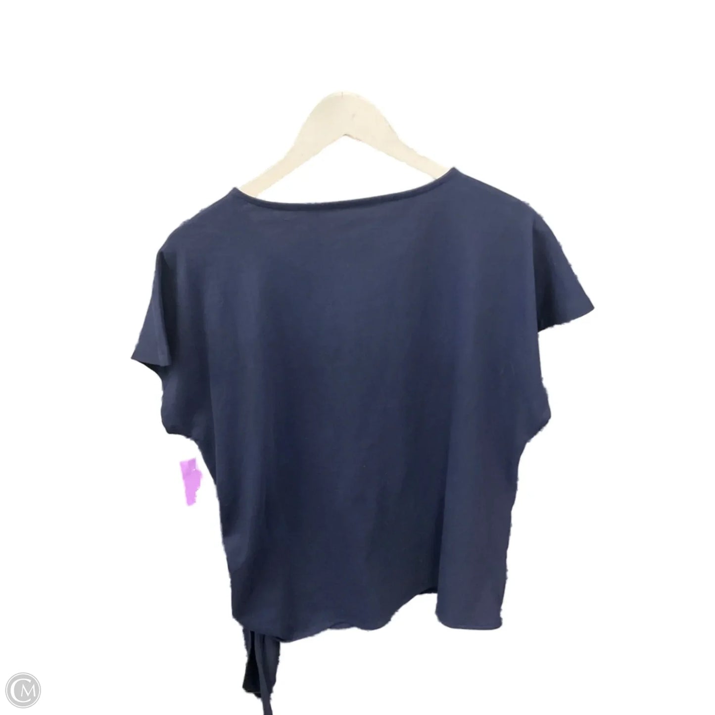 Top Short Sleeve By Loft In Navy, Size: Xl
