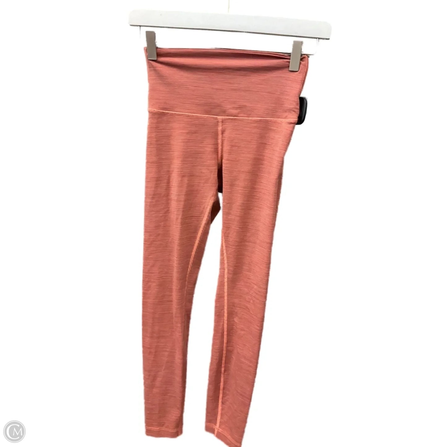 Athletic Leggings By Lululemon In Orange, Size: 4