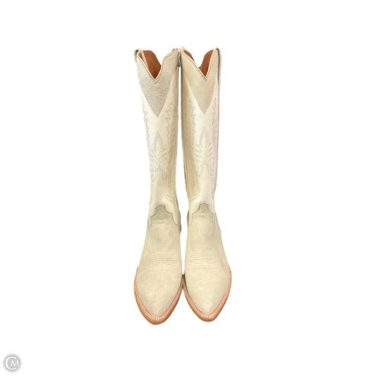 Boots Western By Clothes Mentor In Cream, Size: 8