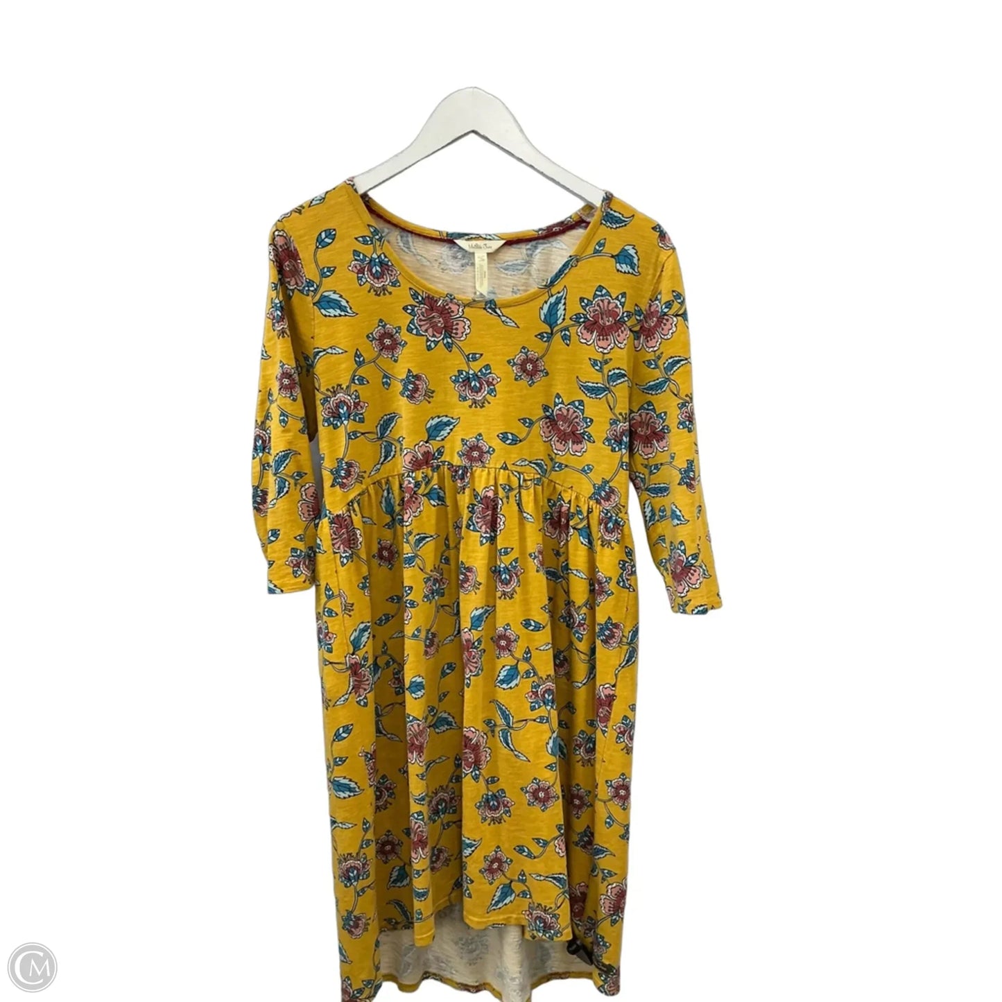 Dress Casual Short By Matilda Jane In Gold, Size: M