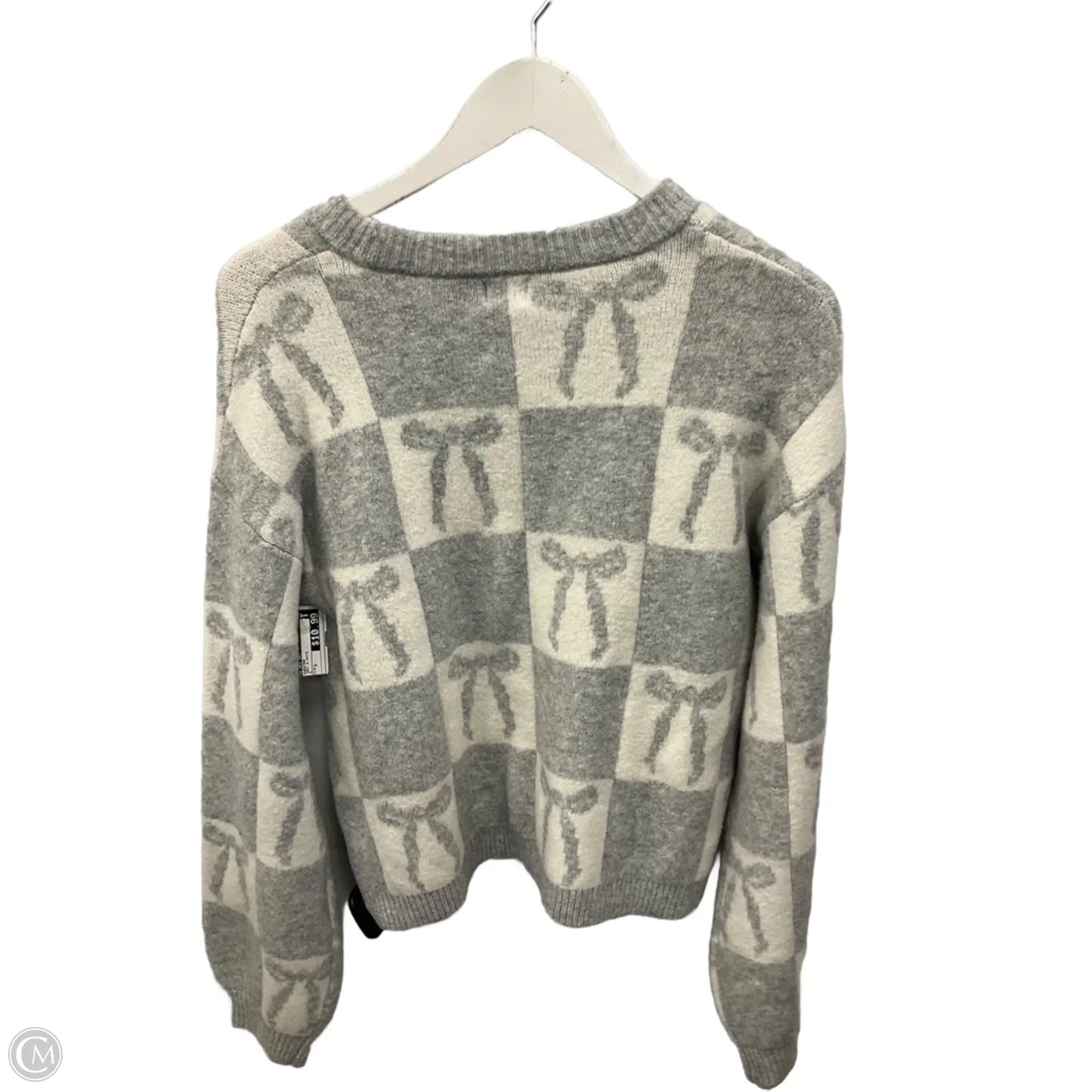 Sweater By A New Day In Grey & White, Size: S