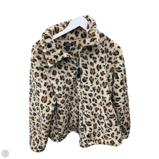 Jacket Fleece By Torrid In Animal Print, Size: L