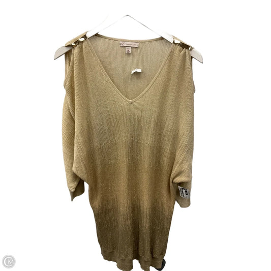 Top Long Sleeve By Dressbarn In Gold, Size: 3x