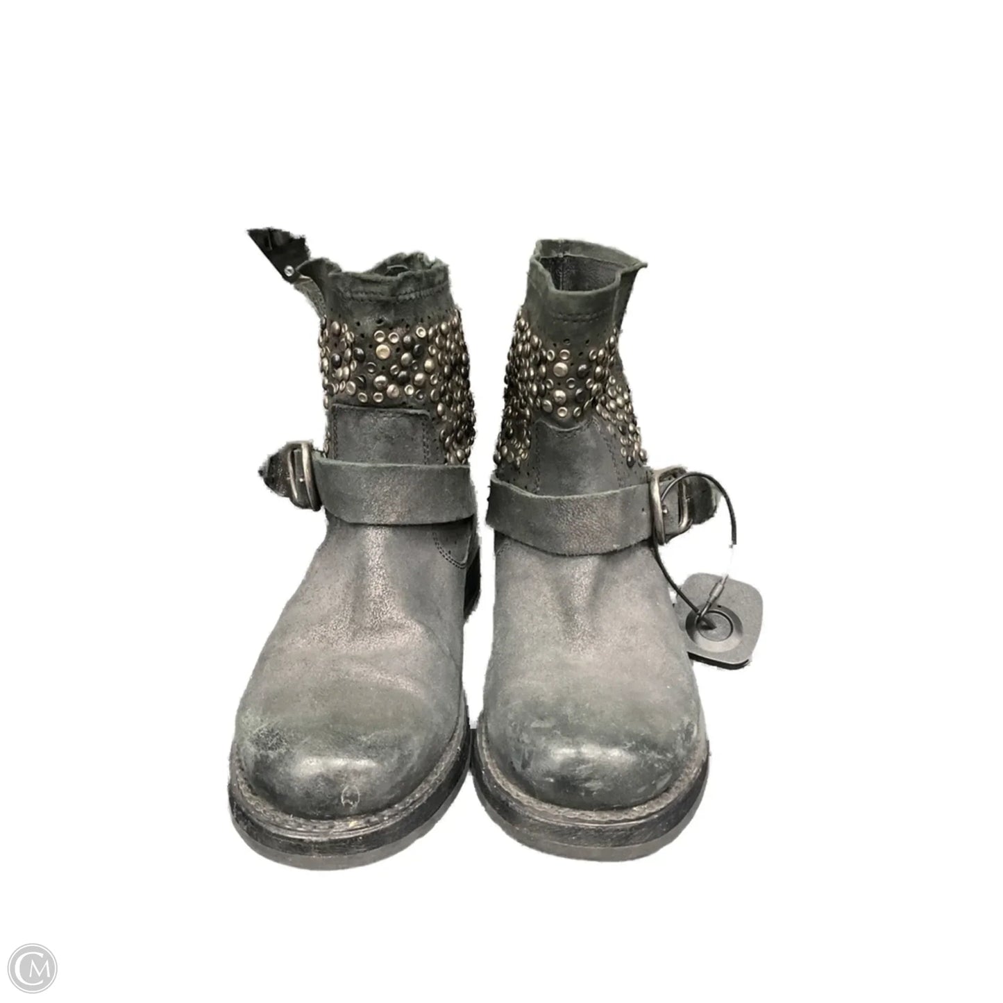Boots Designer By Frye In Grey, Size: 6