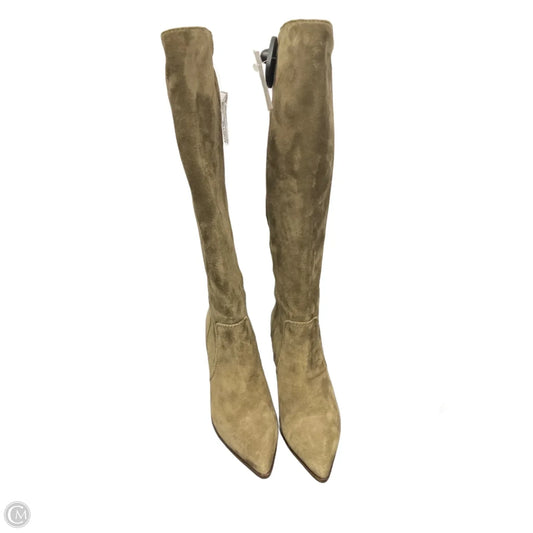 Boots Mid-calf Heels By Cole-haan In Green, Size: 6.5