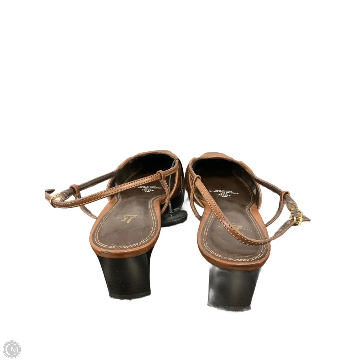 Shoes Heels Kitten By Life Stride In Brown, Size: 9