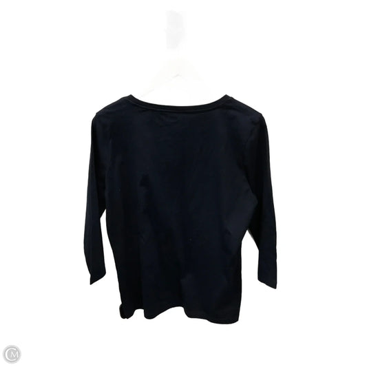 Top Long Sleeve By Tommy Hilfiger In Blue, Size: M