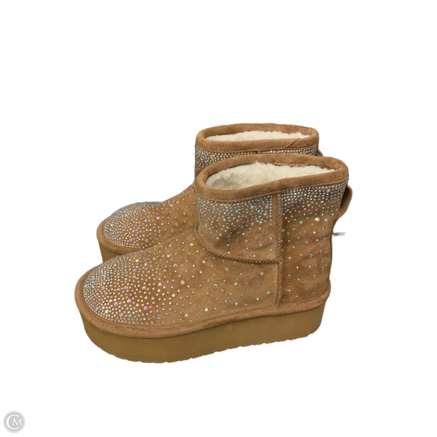 Boots Ankle Flats By Madden Girl In Tan, Size: 6