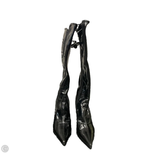 Boots Mid-calf Heels By Chinese Laundry In Black, Size: 6
