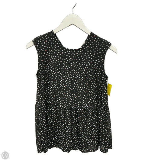 Top Sleeveless By Juicy Couture In Black & White, Size: Xs