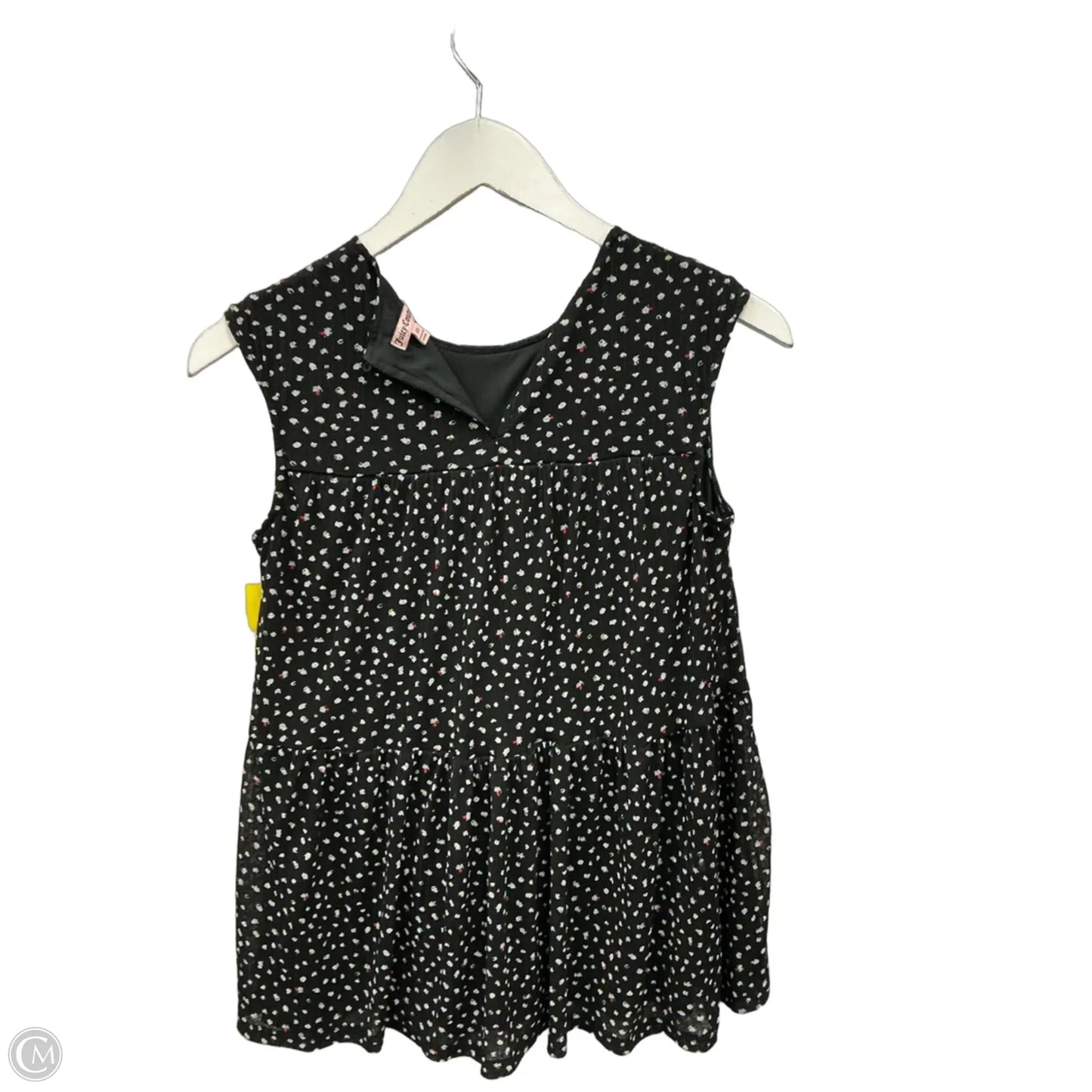 Top Sleeveless By Juicy Couture In Black & White, Size: Xs