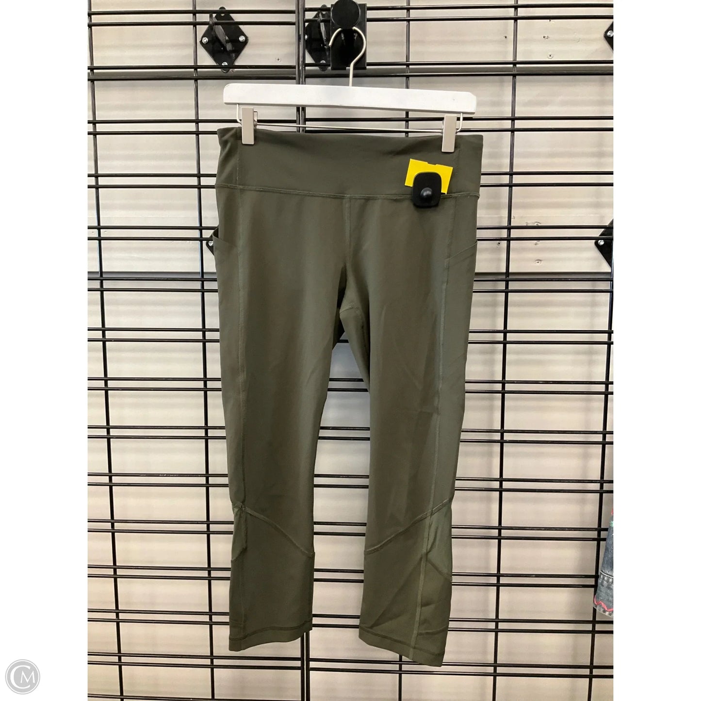 Athletic Capris By Lululemon In Green, Size: 8