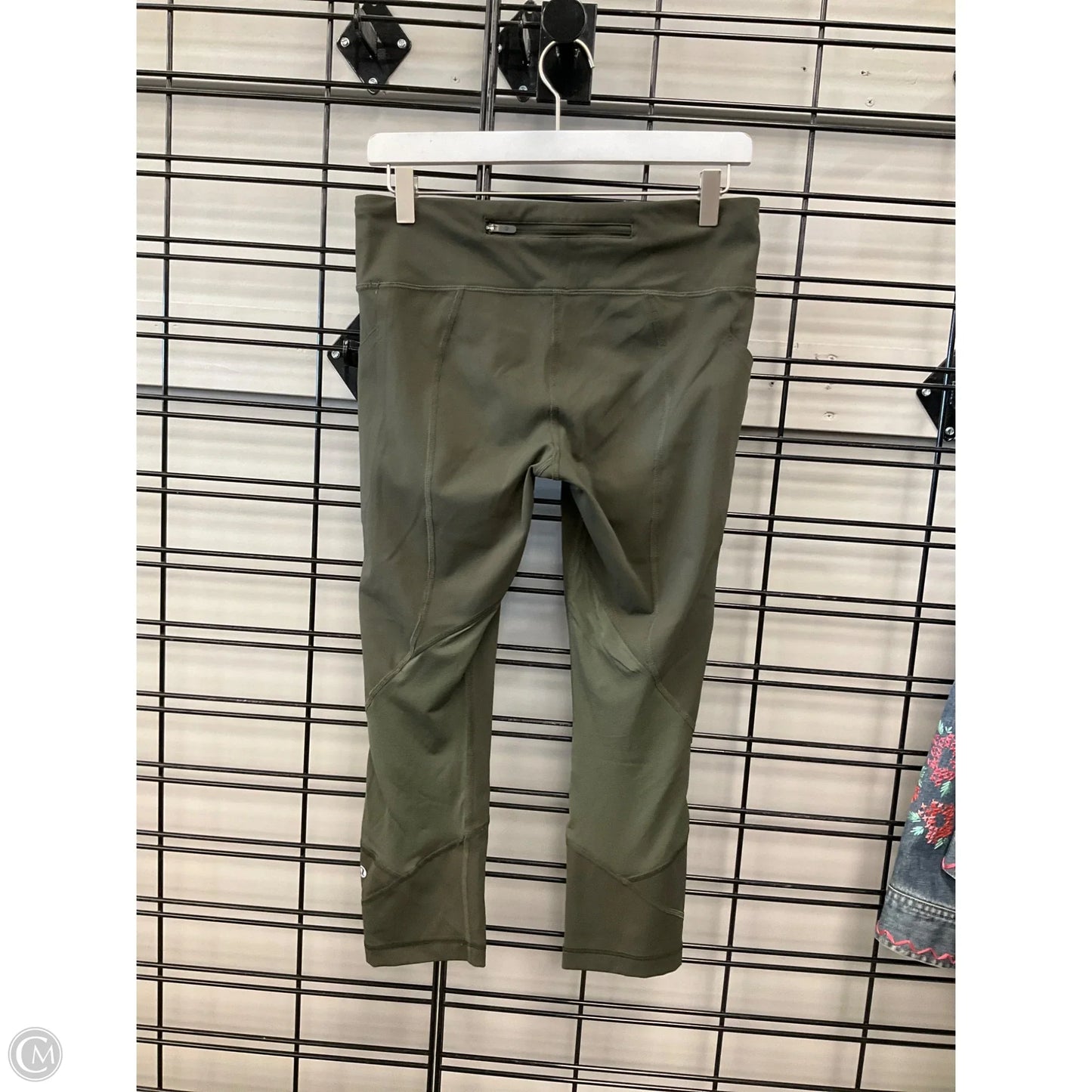Athletic Capris By Lululemon In Green, Size: 8