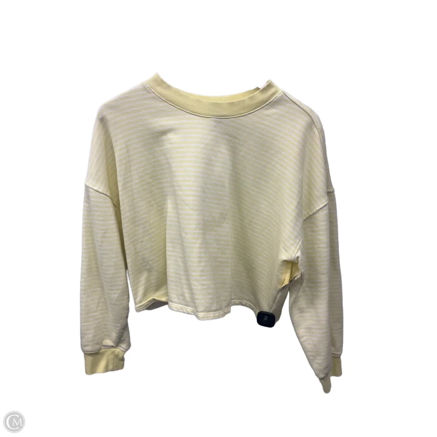 Sweatshirt Crewneck By Wild Fable In Yellow, Size: L