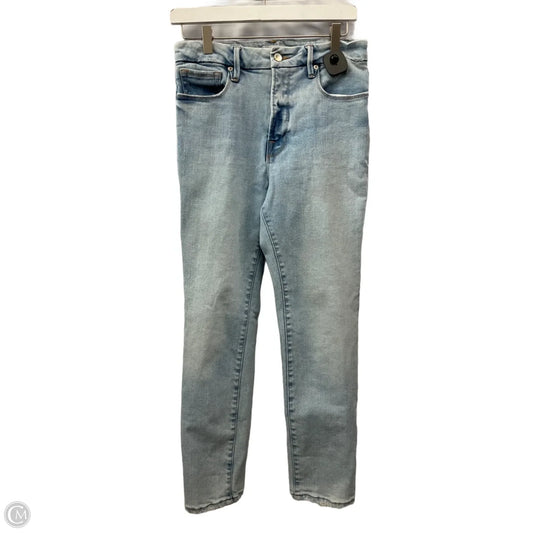 Jeans Straight By Good American In Blue Denim, Size: 6