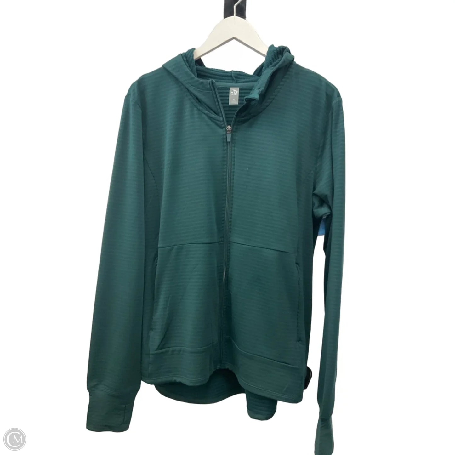 Athletic Jacket By Mta Sport In Teal, Size: Xl