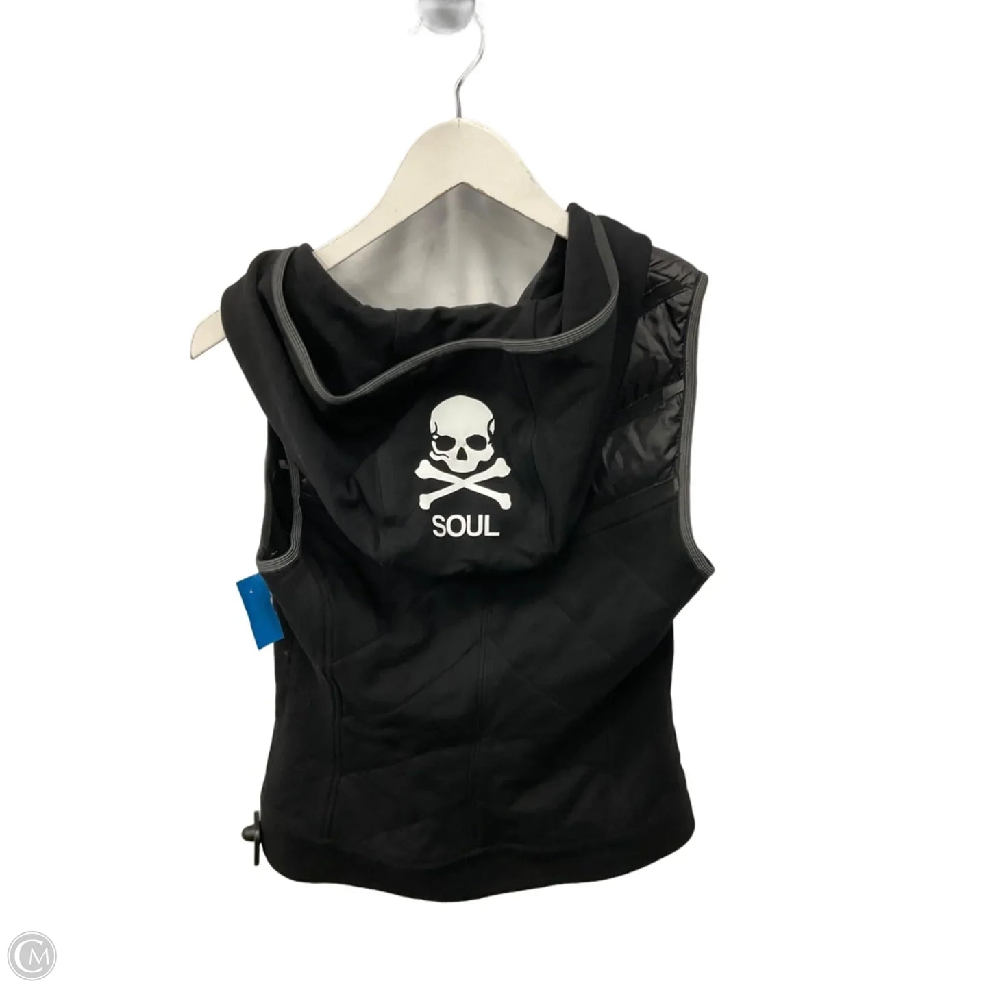 Vest Puffer & Quilted By Clothes Mentor In Black, Size: M