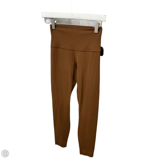 Athletic Leggings By Lululemon In Brown, Size: 4