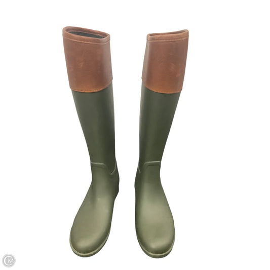 Boots Designer By Tory Burch In Green, Size: 6