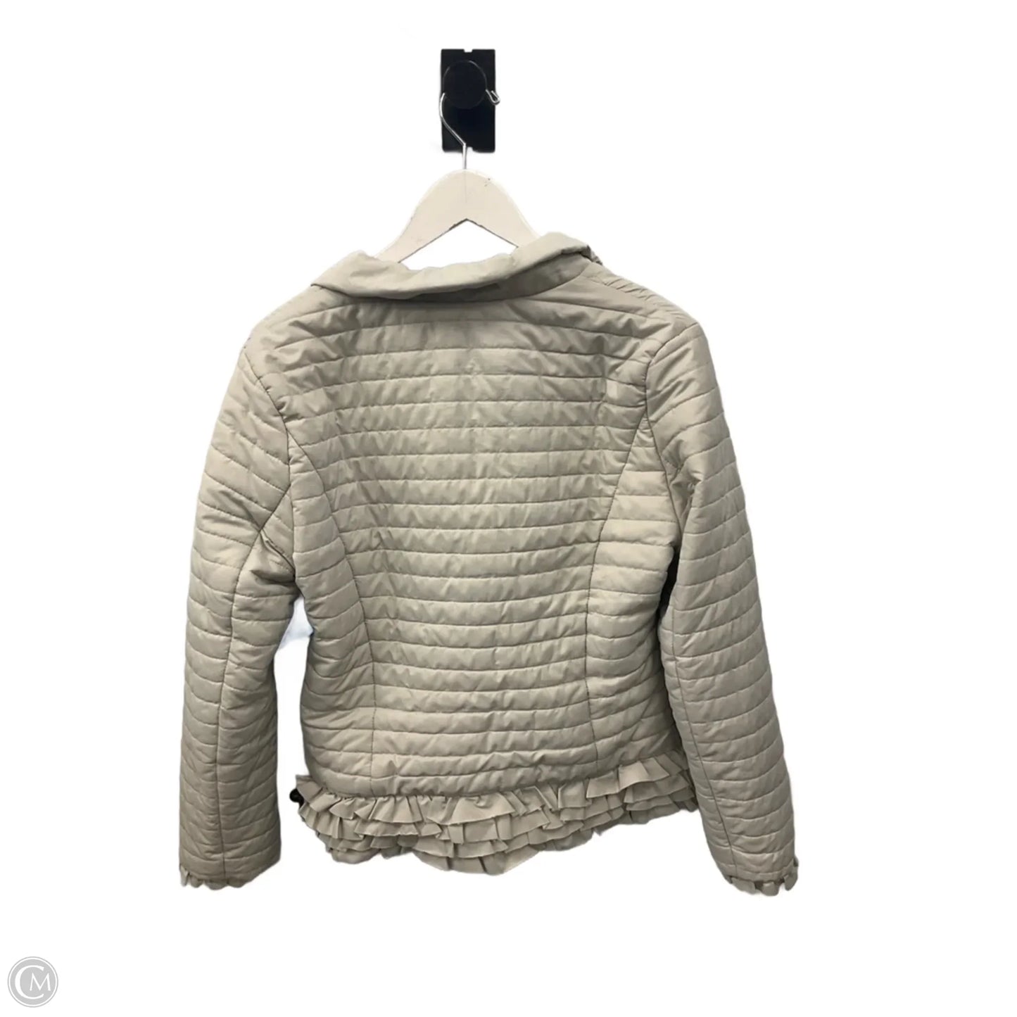 Jacket Puffer & Quilted By Mystree In Grey, Size: L