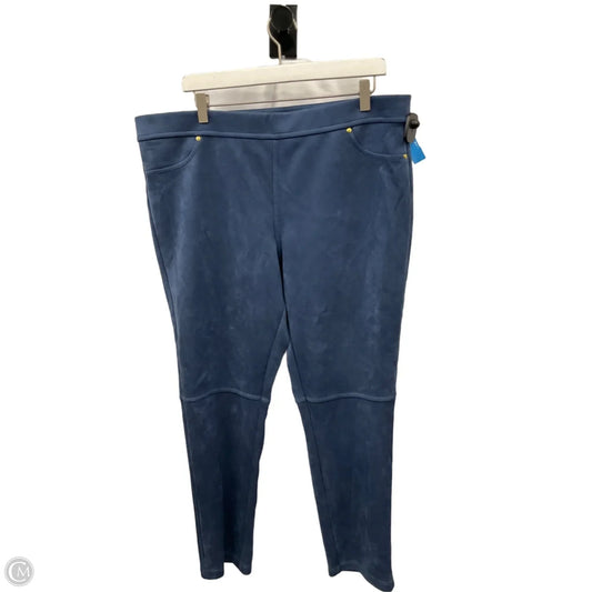 Pants Leggings By Marc New York In Blue, Size: Xl