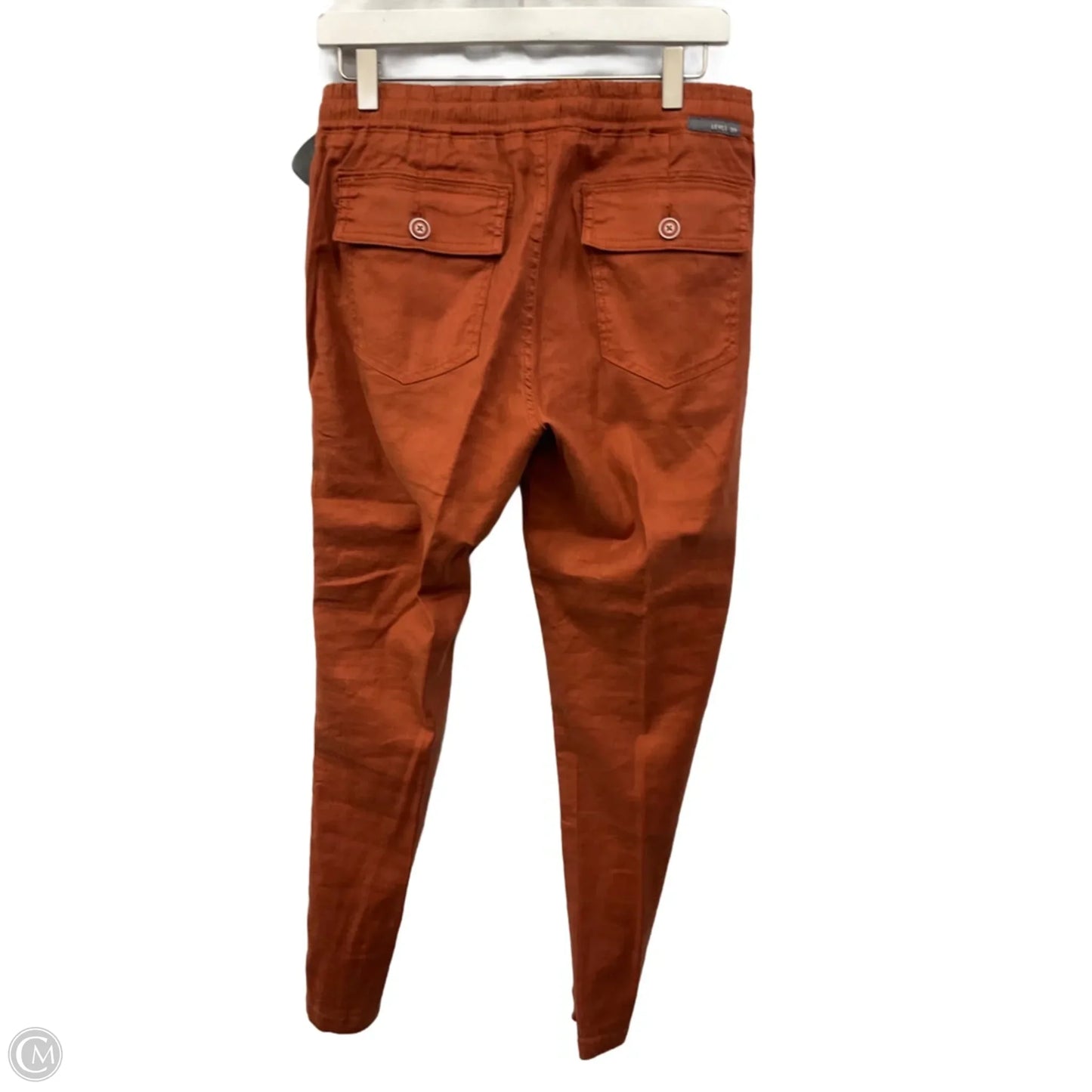 Pants Linen By Level 99 In Orange, Size: 6