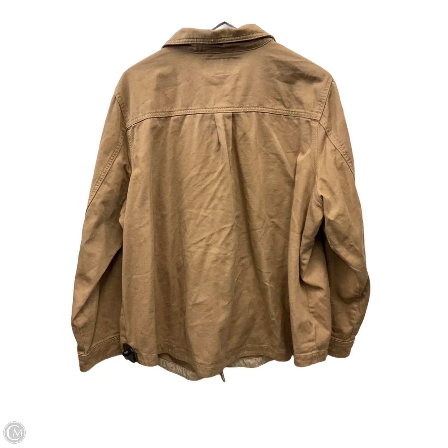 Jacket Denim By Torrid In Tan Denim, Size: 2x