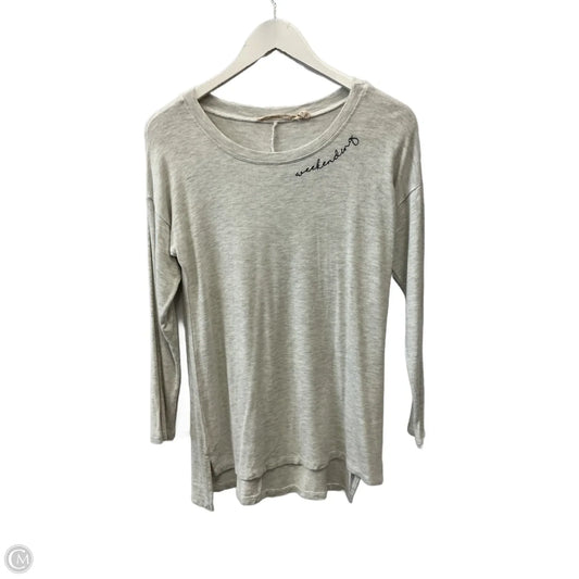 Top Long Sleeve By Soft Surroundings In Grey, Size: S
