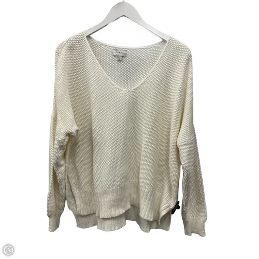 Sweater By Lucky Brand In Cream, Size: L
