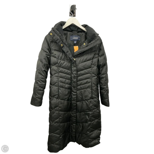 Coat Puffer & Quilted By Lands End In Black, Size: Xs