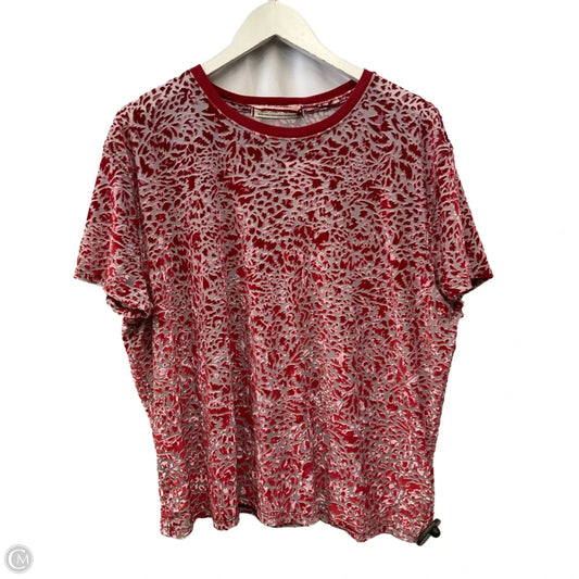 Top Short Sleeve By We The Free In Red, Size: Xs