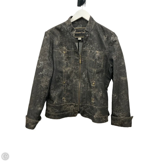 Jacket Denim By Coldwater Creek In Black Denim, Size: M