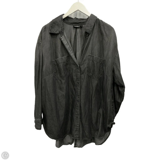 Top Long Sleeve By Ana In Black, Size: 1x