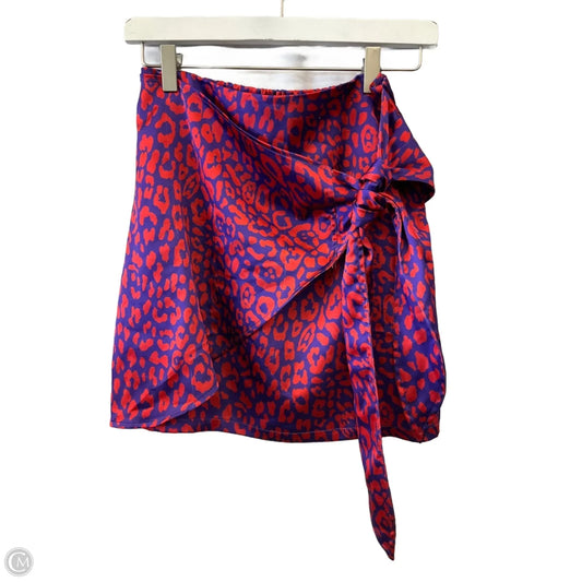 Skirt Mini & Short By Sincerely Jules In Purple & Red, Size: 4