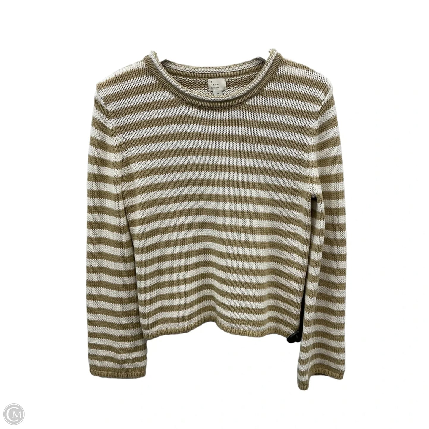 Sweater By A New Day In Tan & White, Size: S