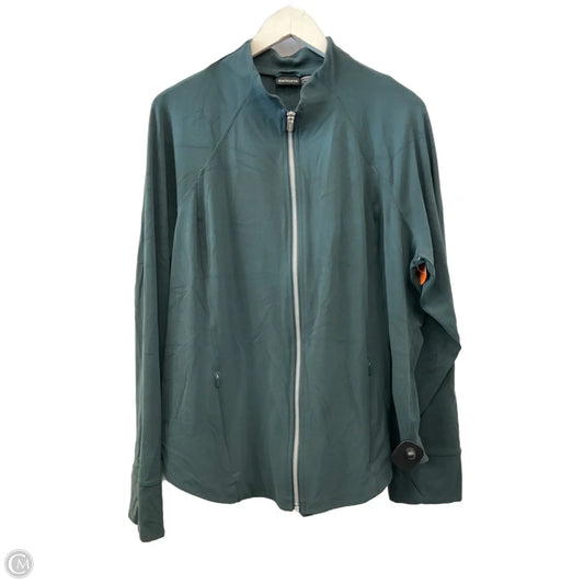 Athletic Jacket By Athleta In Green, Size: 2x