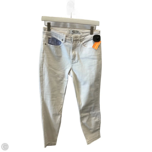 Jeans Skinny By Vineyard Vines In White Denim, Size: 4
