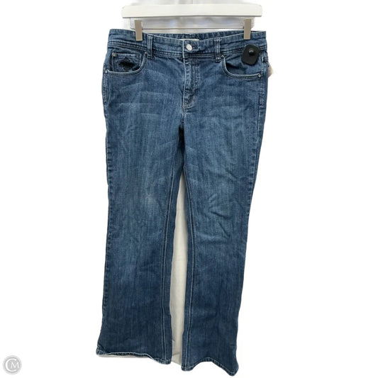 Jeans Boot Cut By White House Black Market In Blue Denim, Size: 10