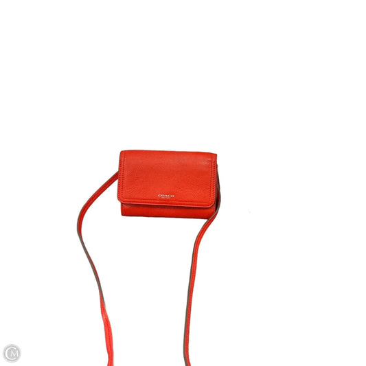 Crossbody Designer By Coach, Size: Small