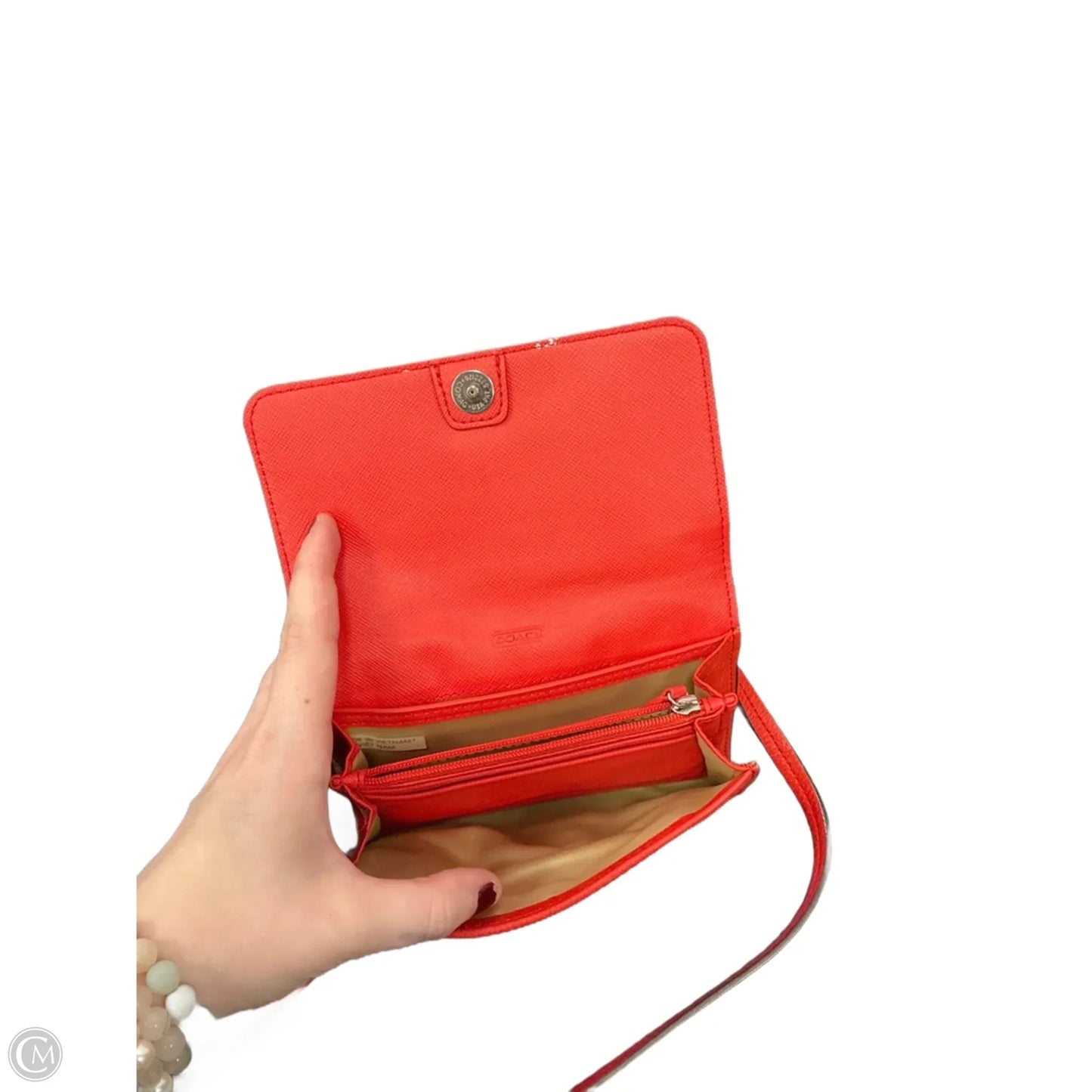 Crossbody Designer By Coach, Size: Small