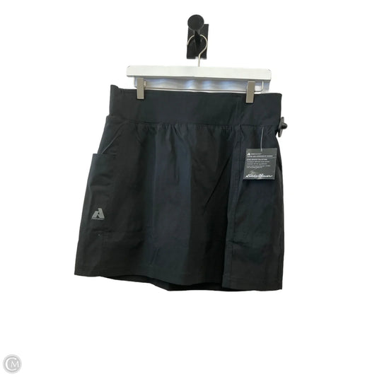 Athletic Skort By Eddie Bauer In Black, Size: 12