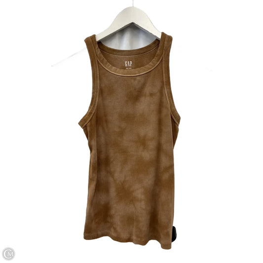 Top Sleeveless By Gap In Brown, Size: Sp