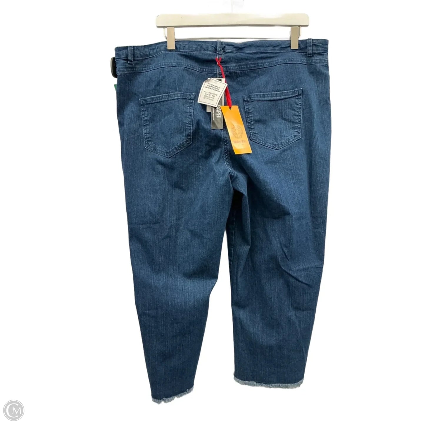 Capris By Ruby Rd In Blue Denim, Size: 18