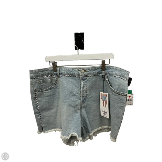Shorts By Vanilla Star In Blue Denim, Size: 18