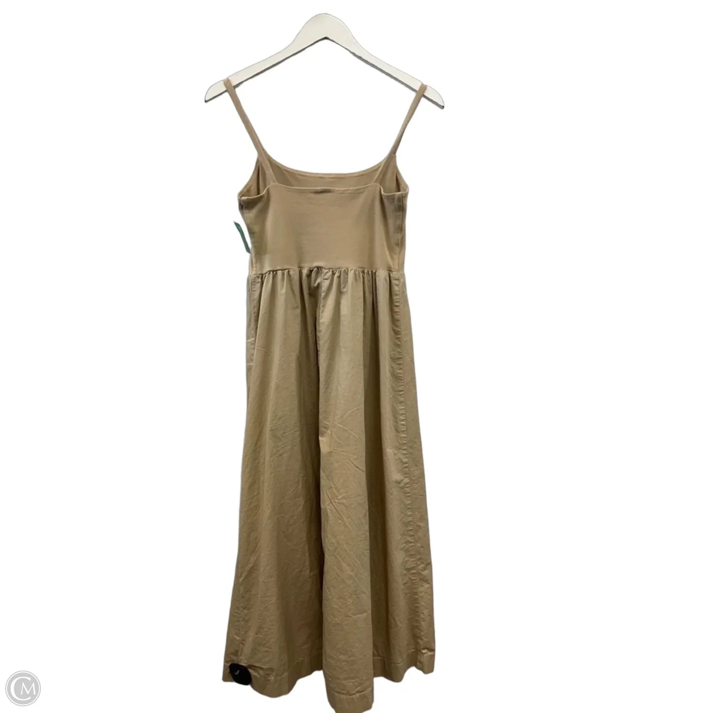 Dress Casual Midi By Old Navy In Tan, Size: M