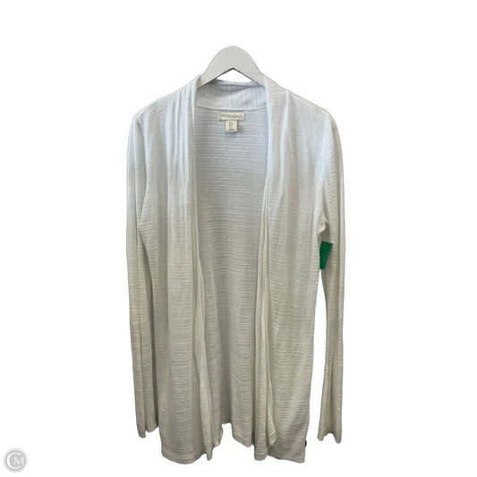 Sweater Cardigan By Cynthia Rowley In White, Size: M