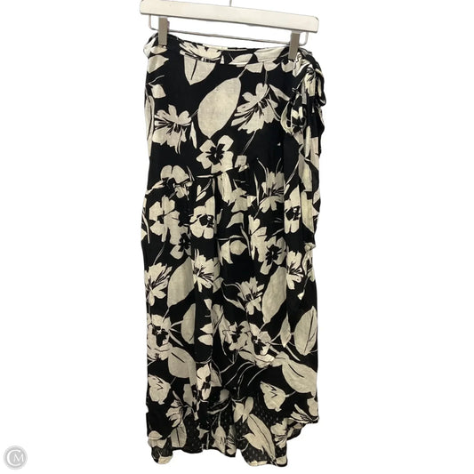 Skirt Midi By Rachel Roy In Black & Cream, Size: 8